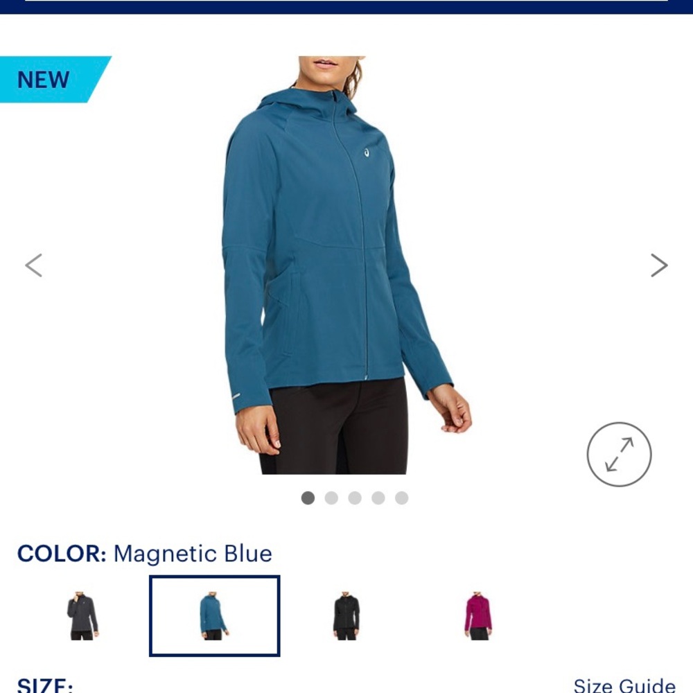 ASICS Accelerate waterproof jacket